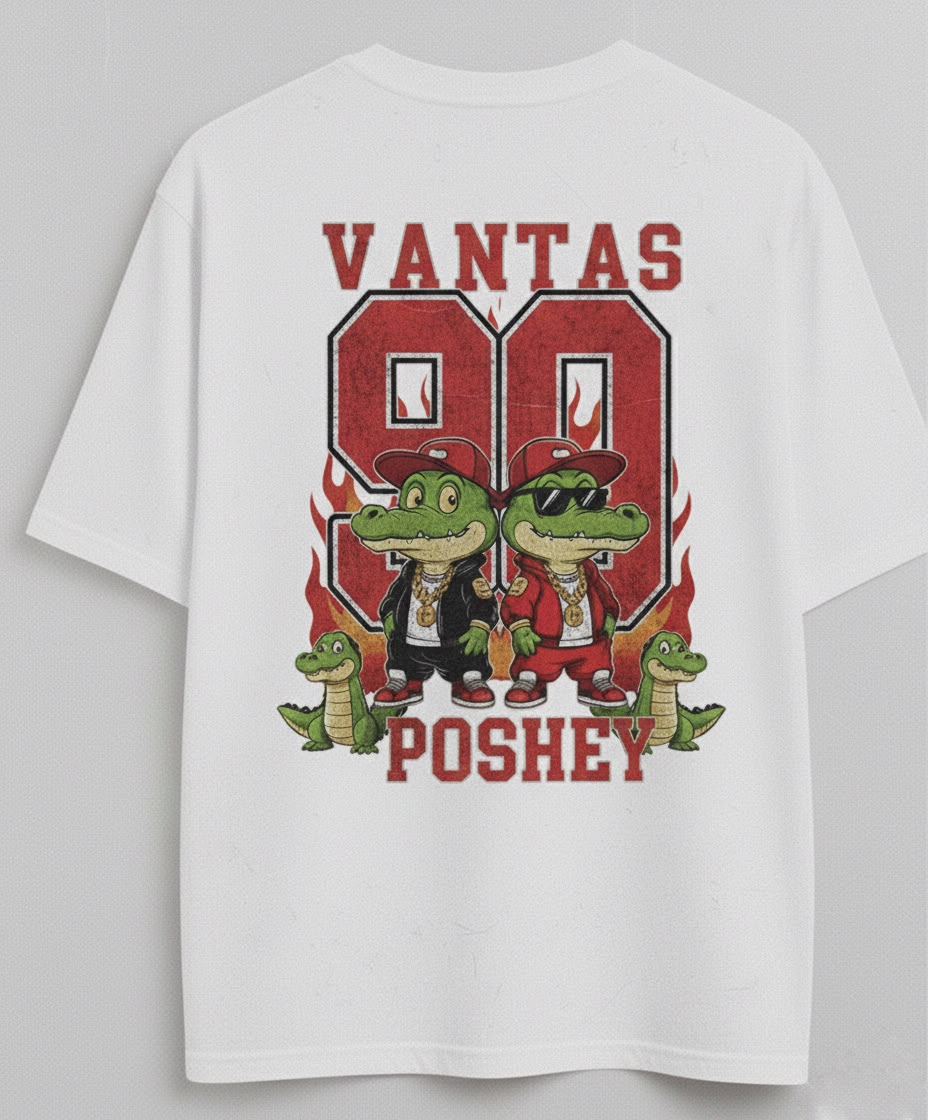 Vantas Poshey Crocodile - White Edition